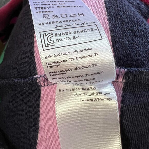 kidcore navy & multi-coloured rainbow striped cotton sweatshirt - Picture 5 of 8